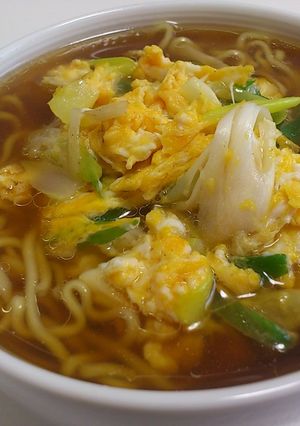袋麺で！白ネギラーメン-レシピのメイン写真