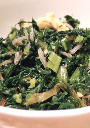 栄養満点！大根葉の炒め物-レシピのメイン写真