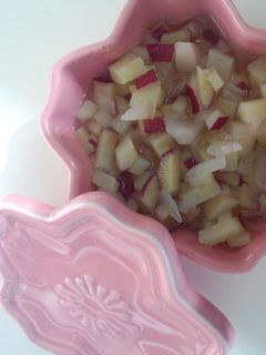 7~8ヶ月離乳食 薩摩芋と林檎の甘煮-レシピのメイン写真