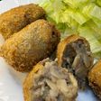 【必見】舞茸たっぷり合挽肉コロッケ