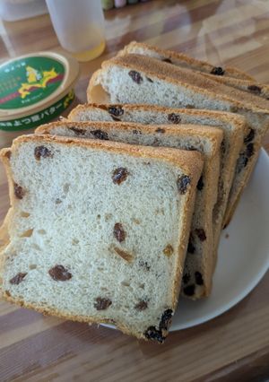 ユキチカラ HBでレーズン薫る食パン-レシピのメイン写真