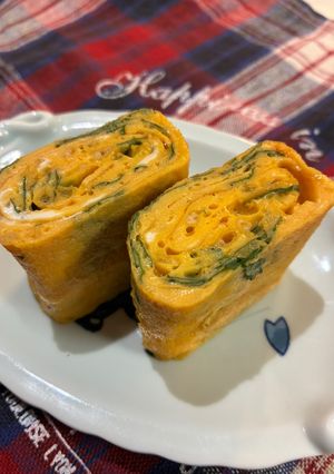◆たっぷり大葉と天かすの卵焼き◆-レシピのメイン写真