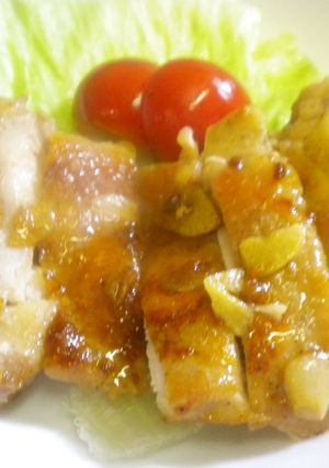 鶏モモ肉のガーリックステーキ-レシピのメイン写真