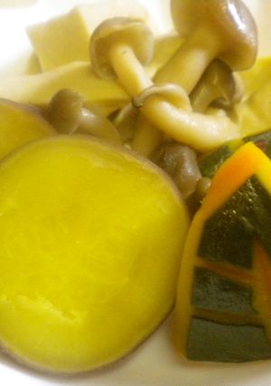 高野豆腐と秋の煮物-レシピのメイン写真