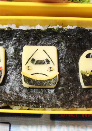 キャラ弁　新幹線『E2系　あさま』-レシピのメイン写真