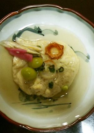 豆腐、長芋すり合わせて焼きあんかけ-レシピのメイン写真