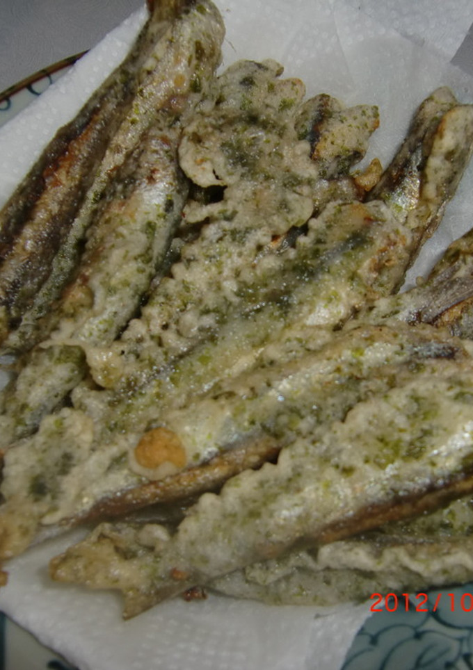 ＊片口いわしの磯辺揚げ＊-レシピのメイン写真