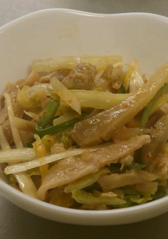 蒸し鶏とザーサイの中華風和え物-レシピのメイン写真