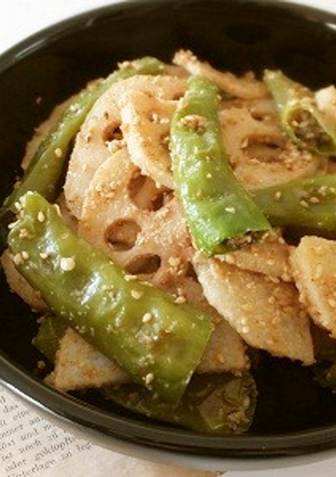 焼き野菜の胡麻和え♪-レシピのメイン写真