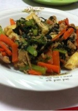 大根の葉の炒め物-レシピのメイン写真