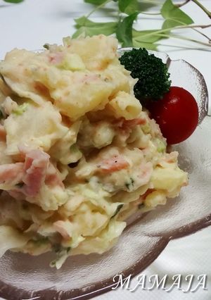 スパゲティーの素で♪明太子ポテトサラダ☆-レシピのメイン写真