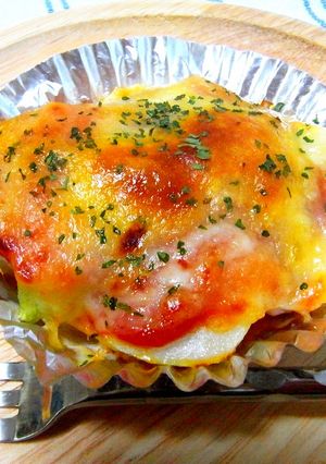 お弁当に♪簡単！里芋トマトチーズ焼き-レシピのメイン写真