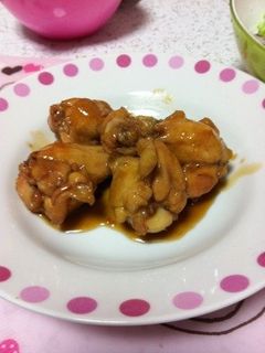 とり肉(手羽元)のお酢煮♡-レシピのメイン写真