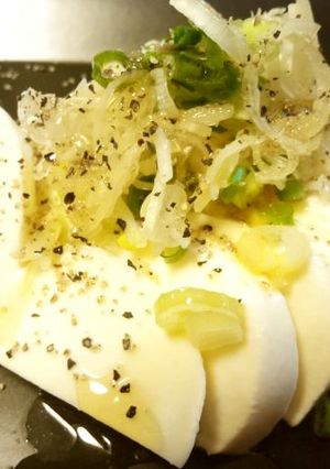 薬味で食べるモッツァレラチーズ-レシピのメイン写真
