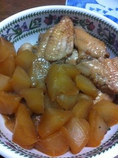 大根と手羽先の煮物-レシピのメイン写真