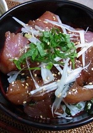 韓国風マグロ丼-レシピのメイン写真