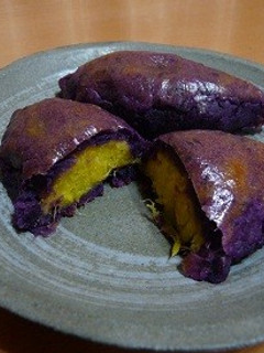 焼き芋??二色のスイートポテト-レシピのメイン写真