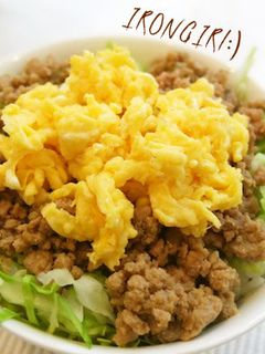 簡単そぼろ丼-レシピのメイン写真