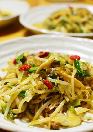 麻婆春雨キャベツ【作り置き】-レシピのメイン写真