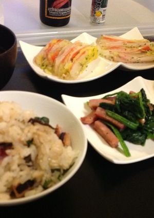 塩昆布で味が決まる混ぜごはん。たこめし-レシピのメイン写真