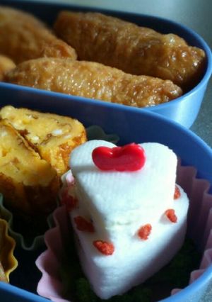 結婚記念日に☆ウェディングケーキ風弁当☆-レシピのメイン写真