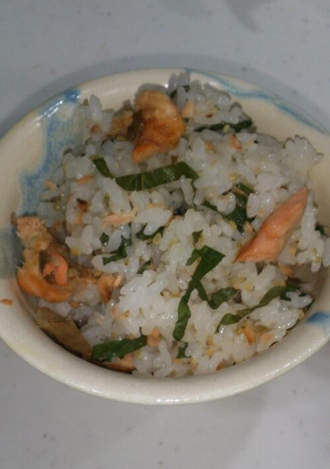 簡単＊鮭と大葉の混ぜご飯-レシピのメイン写真
