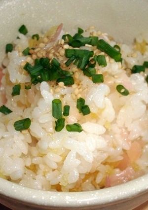 岩下の新生姜と天かすの混ぜご飯-レシピのメイン写真