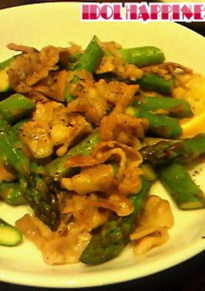 豚肉アスパラ炒め-レシピのメイン写真