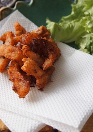 お刺身リメイク♪唐揚げ塩麹味-レシピのメイン写真