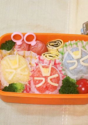 仮面ライダーウィザード　キャラ弁-レシピのメイン写真