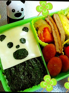 キャラ弁 簡単パンダ-レシピのメイン写真