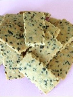 米粉ときな粉の黒ごまざくさくクッキー-レシピのメイン写真