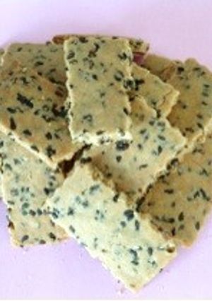 米粉ときな粉の黒ごまざくさくクッキー-レシピのメイン写真