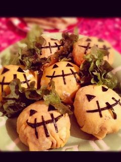 残りご飯でハロウィン(▼∀▼)オムライス-レシピのメイン写真