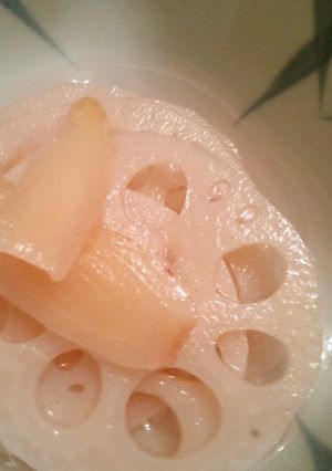 簡単!レンコンの生姜酢漬け-レシピのメイン写真