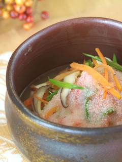 豆腐と季節野菜の明太とろろ蒸し-レシピのメイン写真