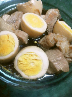 ☆豚バラと玉子の甘辛煮☆-レシピのメイン写真