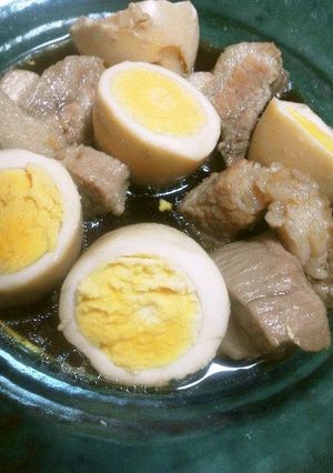 ☆豚バラと玉子の甘辛煮☆-レシピのメイン写真