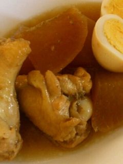 シンプルな鶏手羽元と大根の煮物-レシピのメイン写真