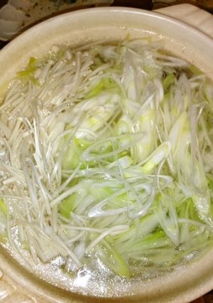 材料2つで極旨！ネギ豚しゃぶしゃぶ♪-レシピのメイン写真