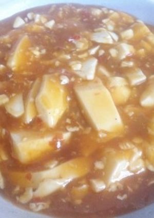 肉も野菜もない「貧麻婆豆腐」-レシピのメイン写真
