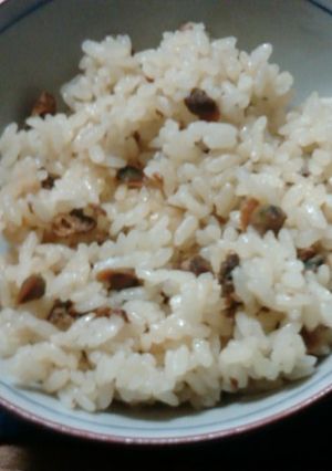 残った佃煮で炊きこみご飯-レシピのメイン写真