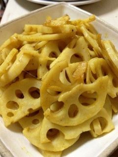 レンコンのカレーきんぴら-レシピのメイン写真