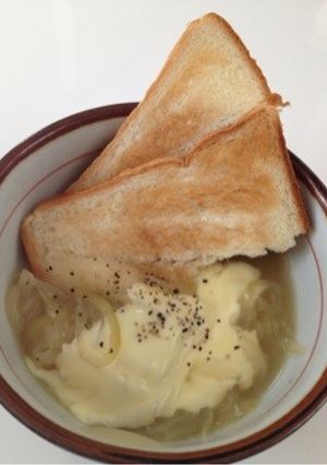 汁物：オニオンスープ-レシピのメイン写真