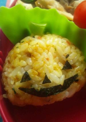 キャラ弁*ジャック・オ・ランタンおにぎり-レシピのメイン写真