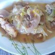 簡単美味しい★豚肉の卵とじ