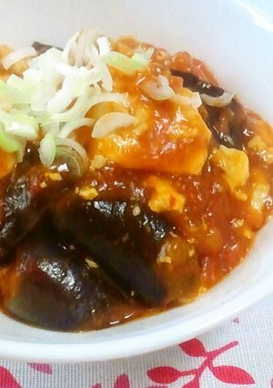 包丁不要！簡単☆冷凍揚げナスのピリ甘辛丼-レシピのメイン写真