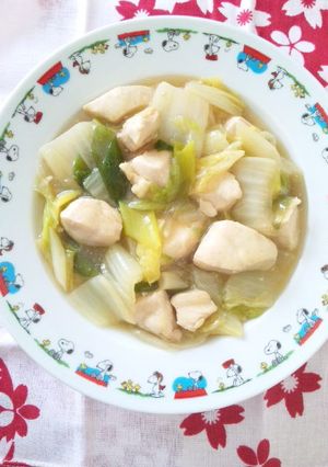体もポカポカ♪鶏肉と白菜のうま煮-レシピのメイン写真