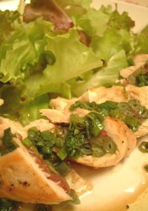 鶏ムネのインゲン・梅巻き-レシピのメイン写真