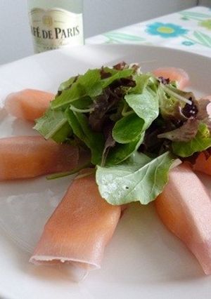 柿とクリームチーズの生ハム巻き-レシピのメイン写真